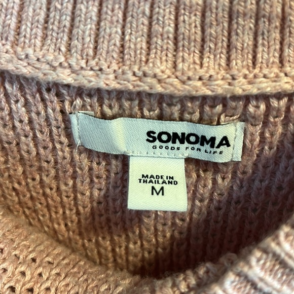 Sonoma Pink Knit Sweater - size medium - Picture 3 of 4
